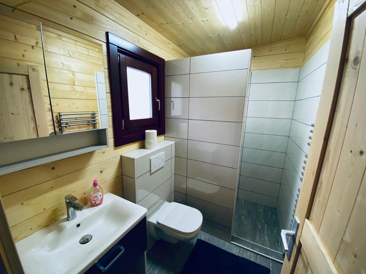 Wooden Lodge With Jacuzzi Recica ob Savinji Dış mekan fotoğraf